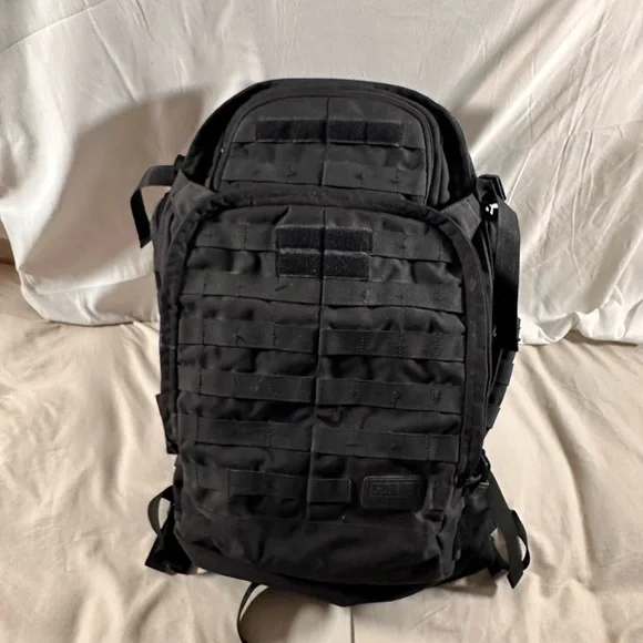 5.11 Tactical Rush 72 Backpack - 55L - Black Pre Owned Large Gorpcore Backpack - Picture 1 of 16